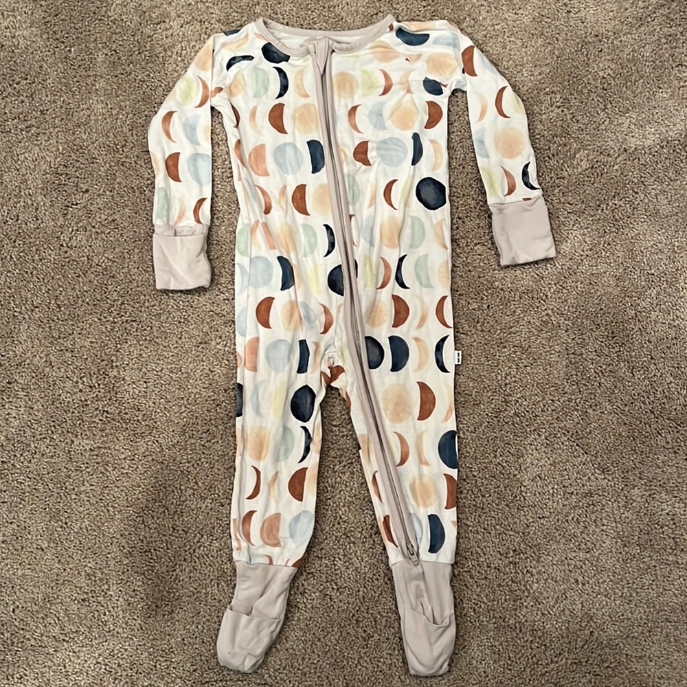 Little Sleepies Luna Neutral Zippies 6-12 Months